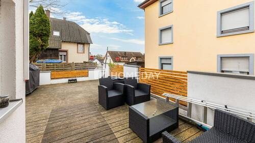 Terrasse 1 - Reihenendhaus mit 165,00 m&sup2; in Lahr/Schwarzwald zum Kaufen