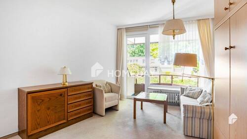 Wohnzimmer 1 - Etagenwohnung mit 33,40 m² in Lübeck-Travemünde zum Kaufen