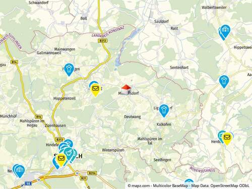 Geolyzer Kartenausschnitt - 