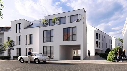 Visualisierung Vorderansicht - Etagenwohnung mit 70,40 m² in Sulzbach zum Kaufen
