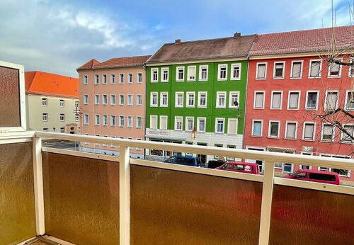 Balkonblick - Beispielfoto aus der Wohnung drunter - 