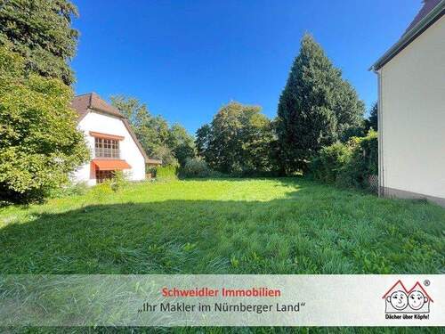 Grundstücksansicht 1 - Rarität in zweiter Reihe!!! Exklusives Grundstück in Toplage von Nürnberg-Erlenstegen