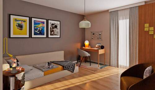 In diesem schönen Kinderzimmer kann man sich voll entfalten - 