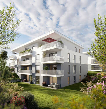 Kampus Karree II Haus-K - Moderne Wohnung mit Gartenzugang