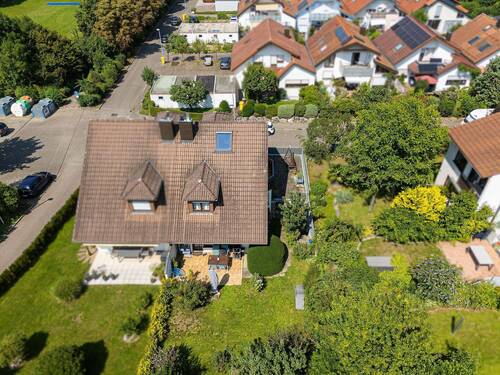 Süd Ansicht - 5 Zimmer Doppelhaushälfte in Schwaikheim