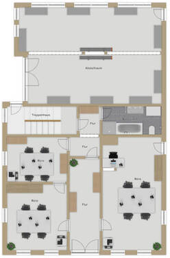 Erdgeschoss Mehrfamilienhaus - 