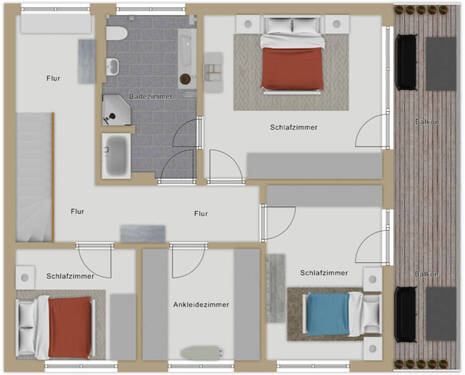 Obergeschoss Einfamilienhaus - 