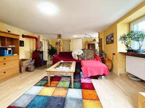 Wohnzimmer mit Kamin - 