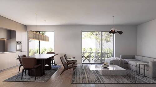 Visualisierung Wohn- und Esszimmer - 