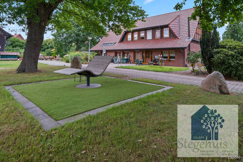 Hausansicht - ***STEGEHUIS GMBH*** Einzigartiges Fachwerkhof - Wohnen & Vermieten in Fürstenau - Hollenstede ***RESERVIERT***
