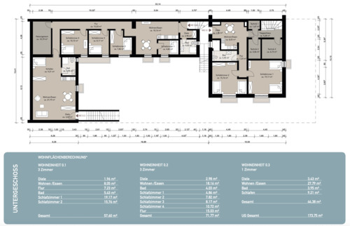 Untergeschoss - 2 Zimmer Mehrfamilienhaus, Wohnhaus zum Kaufen in Augsburg