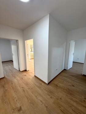 Blick auf die Zimmer - 