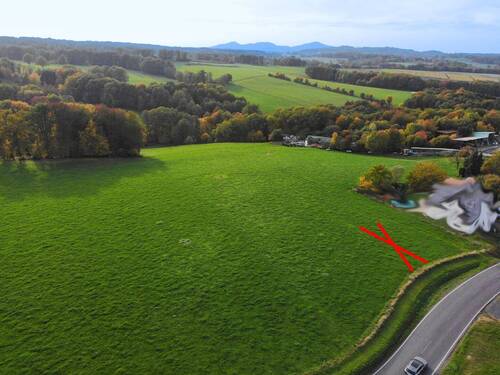 Drohnenansicht - Grundstück zum Kaufen in Buchholz