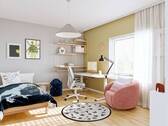 Kampus Karree II_Haus L_WHG5_Kinderzimmer - Etagenwohnung mit 65,70 m² in Kassel zum Kaufen