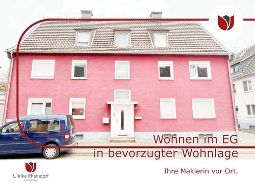 Erdgeschoss-Wohnung: ruhig - zentral - PKW-Stellplatz - Gartenmitbenutzung - Erdgeschoss - Ruhige, zentrale Wohnlage - Stellplatz - Gartenmitbenutzung - Kellerraum