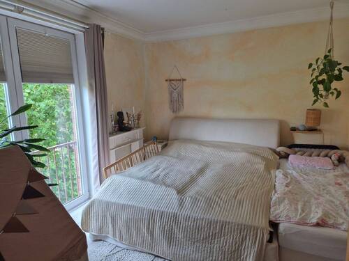 Schlafzimmer - Etagenwohnung mit 81,70 m&sup2; in Hamburg zur Miete