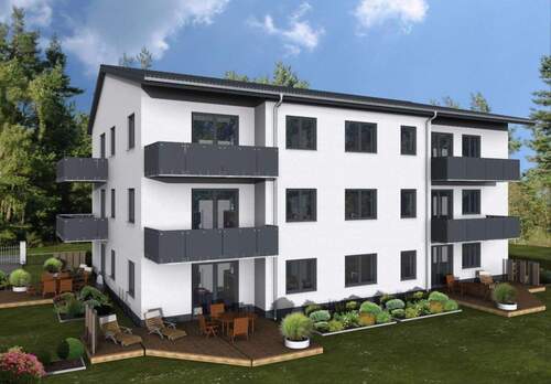 Beispiel Mehrfamilienhaus 9 WE - Neubau eines Mehrfamilienhauses im B-Plan 'Nr. 39' der Hansestadt Stralsund