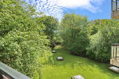 Ausblick Gartenseite hinten - 2 Zimmer Etagenwohnung in Hamburg