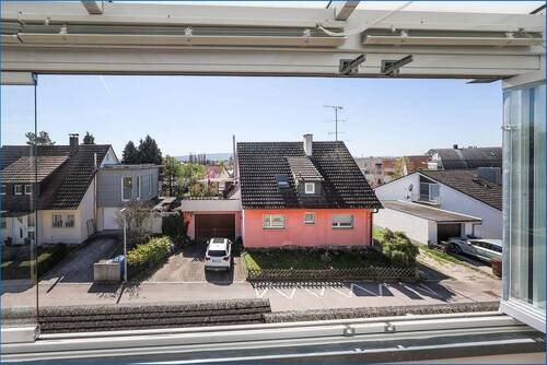 Ausblick vom Balkon - 