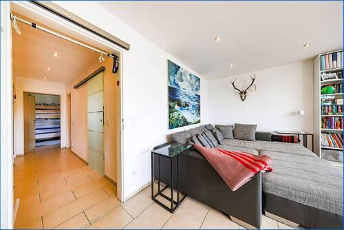 Wohnzimmer Blick in den Flur - 