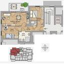 Grundriss - Etagenwohnung mit 69,10 m&sup2; in Dresden zur Miete