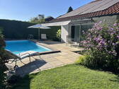 Garten mit Pool (8x4m) - Großzügiges Einfamilienhaus mit Garten & Pool in Schwindegg