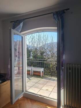 Blick auf den Balkon - 