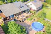 Garten und Hausrückseite - 6 Zimmer Einfamilienhaus zum Kaufen in Gründau