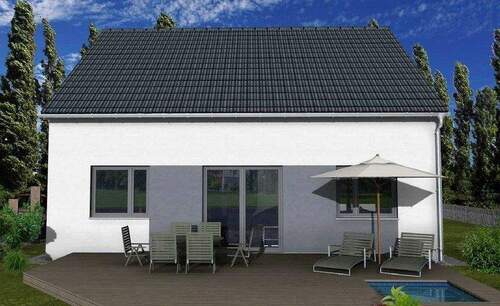 Ansicht Garten - 4 Zimmer Einfamilienhaus in Rückersdorf