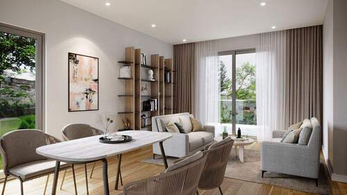 Wohnbereich - 5 Zimmer Doppelhaushälfte zum Kaufen in Gilching