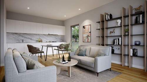 Wohnzimmer - 5 Zimmer Doppelhaushälfte in Gilching