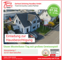 Einladung zum Musterhaustag am 7. Juni 2026 - Bad Salzuflen Werl-Aspe
