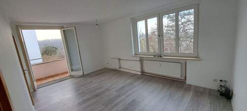 Wohnzimmer - Rundum Grün in Stgt-Killesberg, helle, ruhige 3Zi-Whg, mit Balkon u. Aussicht, a.W. Garage