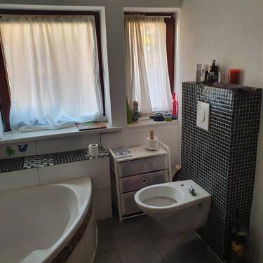 Hänge Wc mit Glaskeramik - 