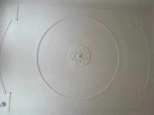 Stuckdecke im Wohnzimmer - 