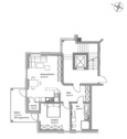 Grundriss WE 04 - 2 Zimmer Etagenwohnung in Dresden