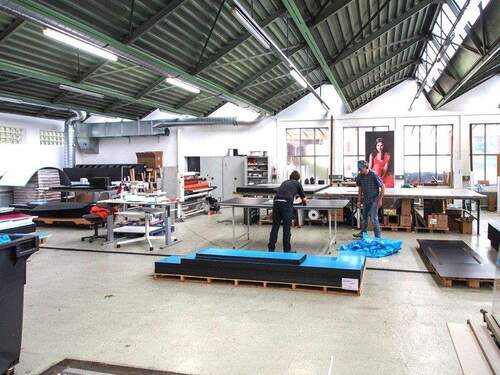 Blick in die Halle - 