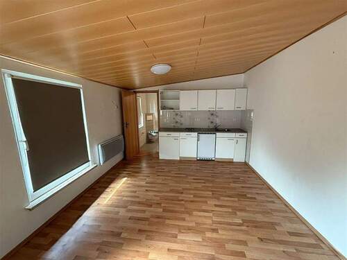 offene Küche mit Wohnbereich im Anbau - 