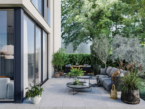 WE 20_Terrasse - 5 Zimmer Mehrfamilienhaus, Wohnhaus in Berlin