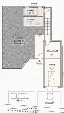 Eingang, Garage, Keller - 