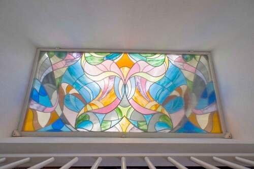 Glasdecke im Luftraum (aufklappbar) - 