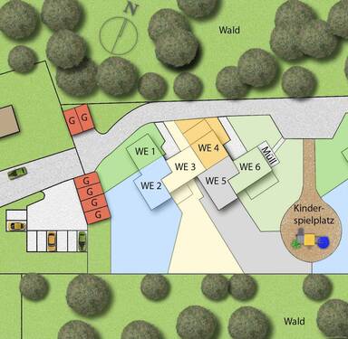 Lageplan Haus A - 