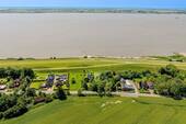 Luftbild: Elbe + Felder - 