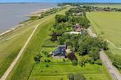 Luftbild: Elbe, Strand - 