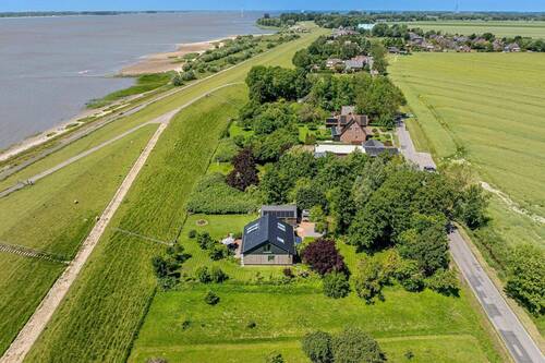 Luftbild: Elbe, Strand - 