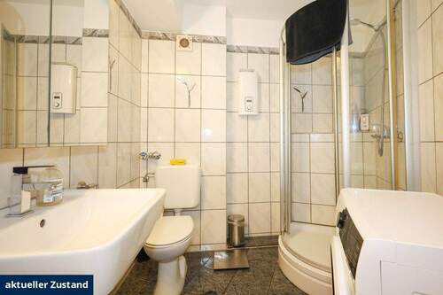 Bad Apartment aktueller Zustand - 