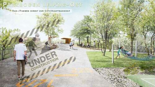 Parkbogen Ost in Bau - 