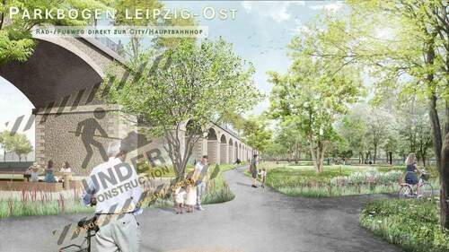 Parkbogen Ost in Bau - 