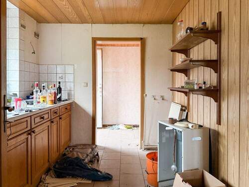 Küche - entkerntes Haus - 