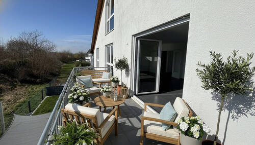 Balkon virtuelles Homestaging - 
